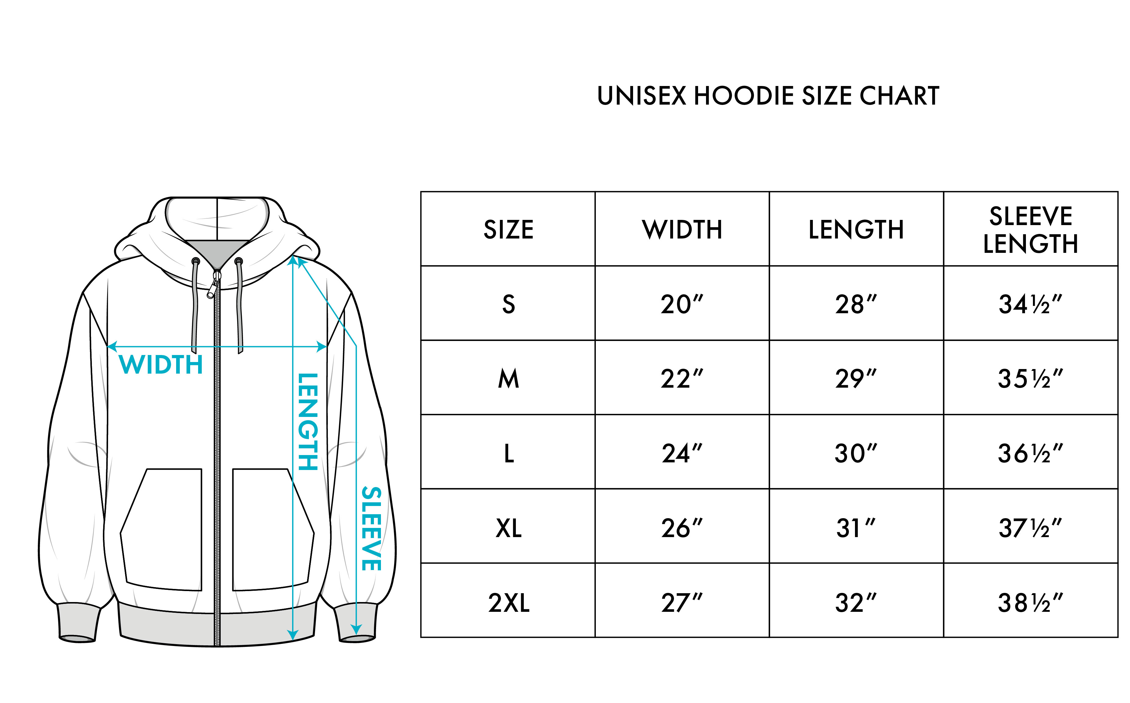 SCARPA Hoodie Sizing Chart Mobile